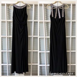 Glamorous Black Alex Evenings Gown